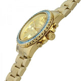Buy Shop Michael Kors Everest Chronograph Gold Dial Gold Steel Strap Watch For Women - MK7210 USA Online