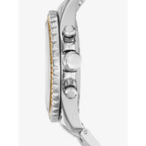 Buy Shop Michael Kors Everest Chronograph Gold Dial Silver Steel Strap Watch For Women - MK5870 USA Online