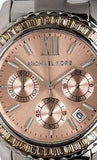 Buy Shop Michael Kors Everest Chronograph Gold Dial Silver Steel Strap Watch For Women - MK5870 USA Online