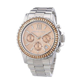 Buy Shop Michael Kors Everest Chronograph Gold Dial Silver Steel Strap Watch For Women - MK5870 USA Online