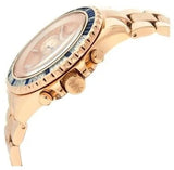 Buy Shop Michael Kors Everest Chronograph Rose Gold Dial Rose Gold Steel Strap Watch For Women - MK5755 USA Online