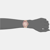 Buy Shop Michael Kors Everest Chronograph Rose Gold Dial Rose Gold Steel Strap Watch For Women - MK7211 USA Online