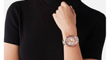 Buy Shop Michael Kors Everest Chronograph Rose Gold Dial Rose Gold Steel Strap Watch For Women - MK7211 USA Online