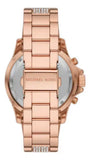 Buy Shop Michael Kors Everest Chronograph Rose Gold Dial Rose Gold Steel Strap Watch For Women - MK7211 USA Online