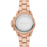 Buy Shop Michael Kors Everest Chronograph Rose Gold Dial Rose Gold Steel Strap Watch For Women - MK7211 USA Online