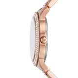 Buy Shop Michael Kors Everest Chronograph Rose Gold Dial Rose Gold Steel Strap Watch For Women - MK7211 USA Online