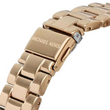 Buy Shop Michael Kors Everest Chronograph Silver Dial Rose Gold Steel Strap Watch For Women - MK7213 USA Online