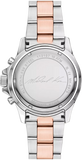 Buy Shop Michael Kors Everest Chronograph Silver Dial Two Tone Steel Strap Watch For Women - MK6975 USA Online