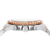 Buy Shop Michael Kors Everest Chronograph Silver Dial Two Tone Steel Strap Watch For Women - MK6975 USA Online