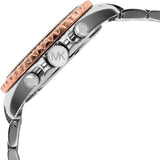 Buy Shop Michael Kors Everest Chronograph Silver Dial Two Tone Steel Strap Watch For Women - MK6975 USA Online