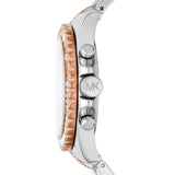 Buy Shop Michael Kors Everest Chronograph Silver Dial Two Tone Steel Strap Watch For Women - MK6975 USA Online