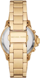 Buy Shop Michael Kors Everest Chronograph White Dial Gold Steel Strap Watch For Women - MK7212 USA Online