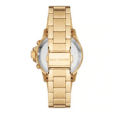 Buy Shop Michael Kors Everest Chronograph White Dial Gold Steel Strap Watch For Women - MK7212 USA Online