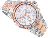 Buy Shop Michael Kors Everest Chronograph White Dial Two Tone Steel Strap Watch For Women - MK7214 USA Online