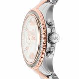 Buy Shop Michael Kors Everest Chronograph White Dial Two Tone Steel Strap Watch For Women - MK7214 USA Online