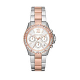 Buy Shop Michael Kors Everest Chronograph White Dial Two Tone Steel Strap Watch For Women - MK7214 USA Online