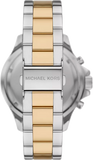 Buy Shop Michael Kors Everest Chronograph Black Dial Two Tone Steel Strap Watch For Women - MK7209 USA Online