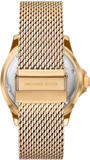 Buy Shop Michael Kors Everest Chronograph Gold Dial Gold Mesh Strap Watch For Men - MK9083 USA Online
