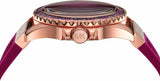 Buy Shop Michael Kors Everest Pave Crystals Pink Dial Pink Rubber Strap Watch for Women - MK7441 USA Online