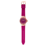 Buy Shop Michael Kors Everest Pave Crystals Pink Dial Pink Rubber Strap Watch for Women - MK7441 USA Online