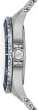 Buy Shop Michael Kors Everest Quartz Blue Dial Silver Mesh Bracelet Watch For Men - MK9082 USA Online