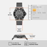 Buy Shop Michael Kors Everest Quartz Grey Dial Grey Mesh Bracelet Watch For Men - MK9093 USA Online