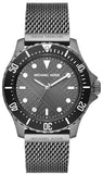 Buy Shop Michael Kors Everest Quartz Grey Dial Grey Mesh Bracelet Watch For Men - MK9093 USA Online