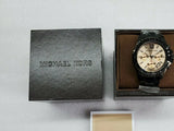 Buy Shop Michael Kors Everest Quartz Rose Gold Dial Black Steel Strap Watch For Women - MK5872 USA Online