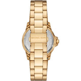 Buy Shop Michael Kors Everest Three-Hand Black Dial Gold Steel Strap Watch For Men - MK9078 USA Online