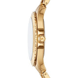Buy Shop Michael Kors Everest Three-Hand Black Dial Gold Steel Strap Watch For Men - MK9078 USA Online