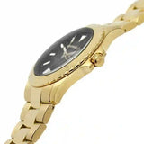 Buy Shop Michael Kors Everest Three-Hand Black Dial Gold Steel Strap Watch For Men - MK9078 USA Online