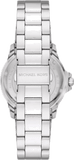 Buy Shop Michael Kors Everest Three-Hand Blue Dial Silver Steel Strap Watch For Men - MK9079 USA Online