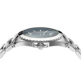 Buy Shop Michael Kors Everest Three-Hand Blue Dial Silver Steel Strap Watch For Men - MK9079 USA Online