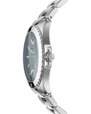 Buy Shop Michael Kors Everest Three-Hand Blue Dial Silver Steel Strap Watch For Men - MK9079 USA Online