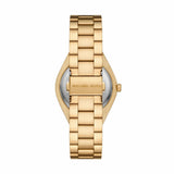 Buy Shop Michael Kors Everest Three-Hand Mother of Pearl White Dial Gold Steel Strap Watch For Women - MK7363 USA Online