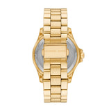 Buy Shop Michael Kors Everest Three Hand Mother of Pearl White Dial Gold Steel Strap Watch For Women - MK7401 USA Online