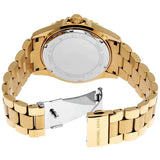 Buy Shop Michael Kors Everest Three Hand Mother of Pearl White Dial Gold Steel Strap Watch For Women - MK7401 USA Online