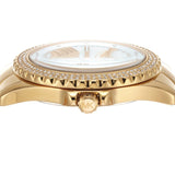 Buy Shop Michael Kors Everest Three Hand Mother of Pearl White Dial Gold Steel Strap Watch For Women - MK7401 USA Online