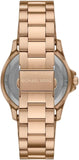 Buy Shop Michael Kors Everest Three Hand Quartz Black Dial Gold Steel Strap Watch For Men - MK9140 USA Online