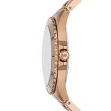 Buy Shop Michael Kors Everest Three Hand Quartz Black Dial Gold Steel Strap Watch For Men - MK9140 USA Online