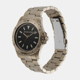 Buy Shop Michael Kors Everest Three Hand Quartz Black Dial Gold Steel Strap Watch For Men - MK9140 USA Online