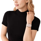 Buy Shop Michael Kors Everest Three Hand Rose Gold Dial Two Tone Steel Strap Watch For Women - MK7402 USA Online