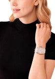 Buy Shop Michael Kors Everest Three Hand Rose Gold Dial Two Tone Steel Strap Watch For Women - MK7402 USA Online