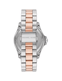 Buy Shop Michael Kors Everest Three Hand Rose Gold Dial Two Tone Steel Strap Watch For Women - MK7402 USA Online