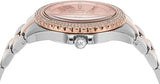Buy Shop Michael Kors Everest Three Hand Rose Gold Dial Two Tone Steel Strap Watch For Women - MK7402 USA Online