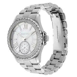 Buy Shop Michael Kors Everest Three hand Silver Dial Silver Steel Strap Watch For Women - MK7403 USA Online