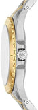 Buy Shop Michael Kors Everest Three Hand Silver Dial Two Tone Steel Strap Watch For Men - MK9141 USA Online