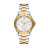 Buy Shop Michael Kors Everest Three Hand Silver Dial Two Tone Steel Strap Watch For Men - MK9141 USA Online