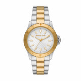 Buy Shop Michael Kors Everest Three Hand Silver Dial Two Tone Steel Strap Watch For Men - MK9141 USA Online