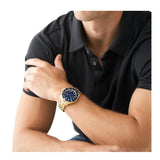Buy Shop Michael Kors Everest Chronograph Blue Dial Two Tone Steel Strap Watch For Men - MK8978 USA Online